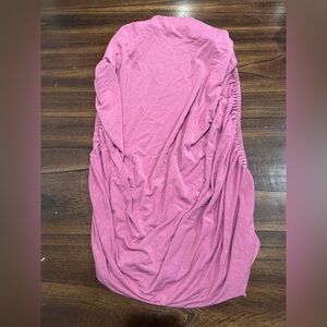 Caden Lane Mauve Bamboo Changing Pad Cover